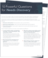 10 Powerful Questions for Needs Discovery